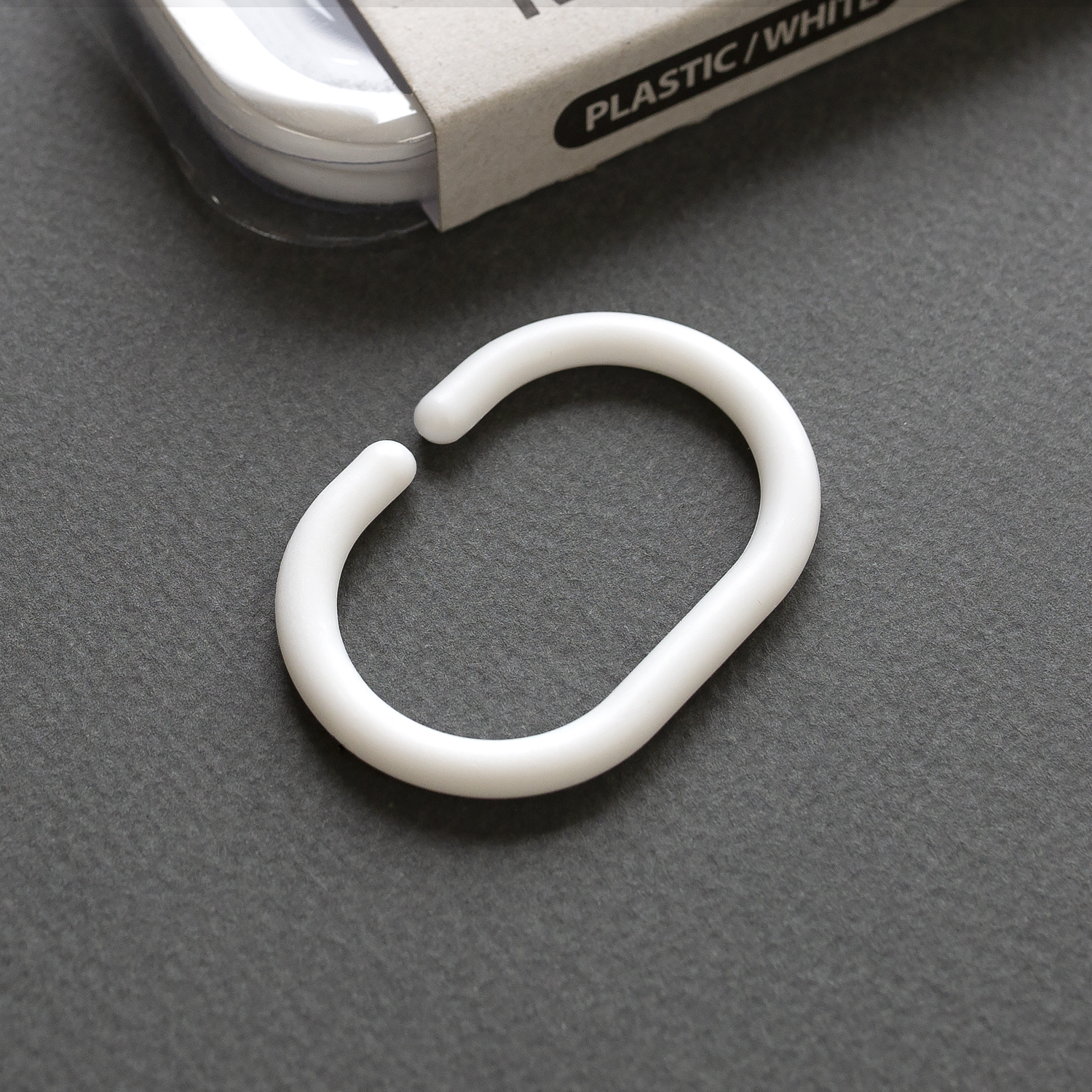 원세븐나인 플라스틱 커튼고리 화이트