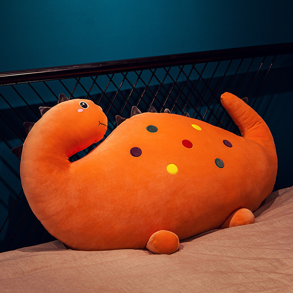 귀여운 공룡 침대 헤드 쿠션 등받이 삼각 등 허리 침실 침대 받침대 보조 푹신한 대형