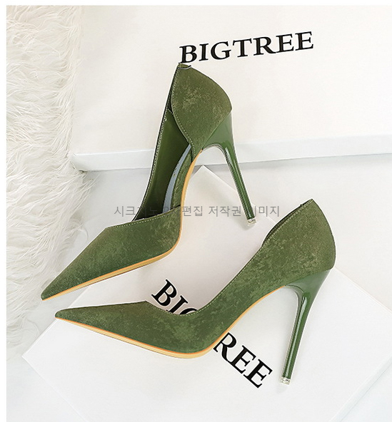 220-265mm 로지아 10cm 스틸레토 사이드오픈 하이힐 4color 상세 이미지 13
