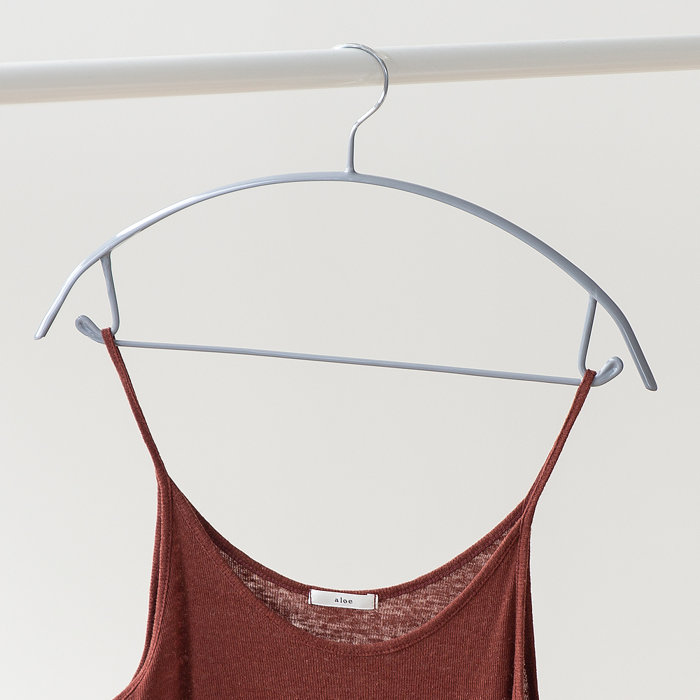 할메이드 어깨뿔방지 라운드형 셔츠 맨투맨 니트 논슬립 옷걸이 1P