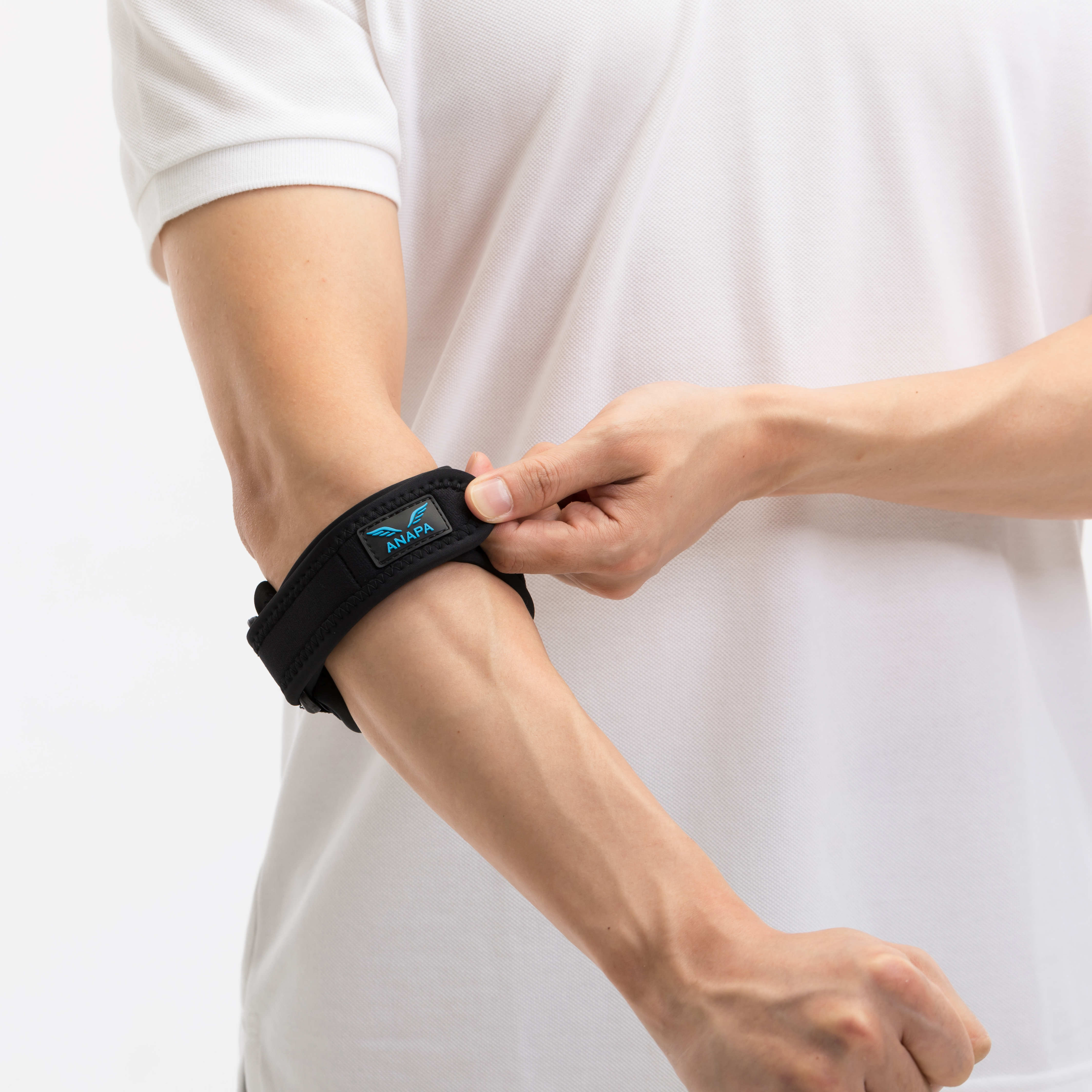 아나파 미세전류 팔꿈치 보호대 테니스 골프 헬스 엘보 엘보우 아대 이미지 2