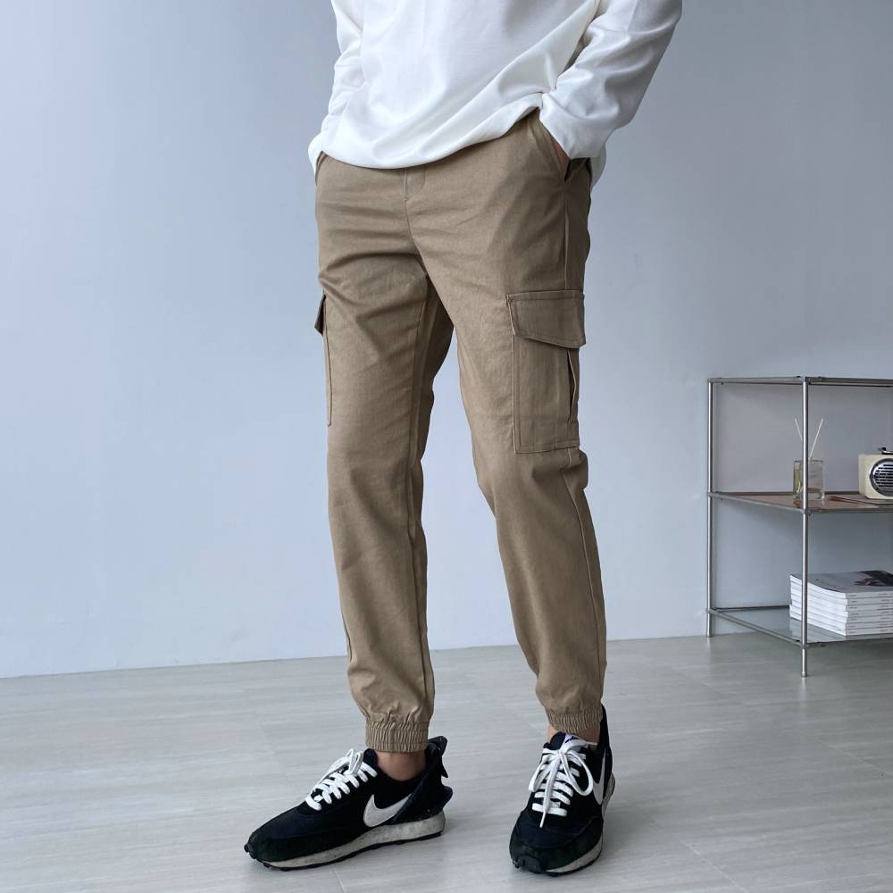 남자조거팬츠 카고조거팬츠 건빵바지 - 상세 이미지 5