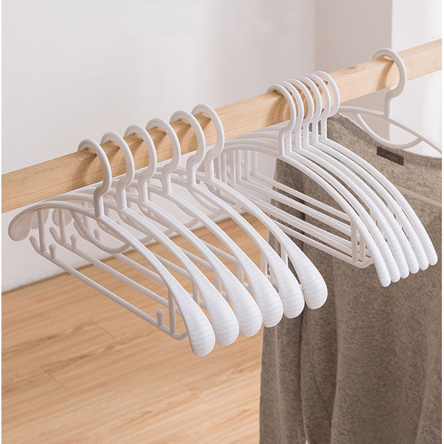 스케치룸 화이트 옷걸이 5p 심플 어깨 자국 없는 어깨뿔 방지 논슬립 옷걸이