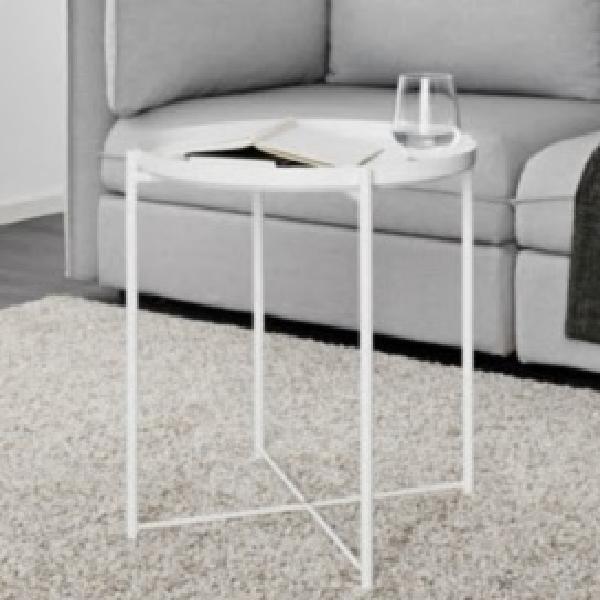 라운드형 거실 테이블 거실용 탁자 높은 쇼파 테이블 기능성