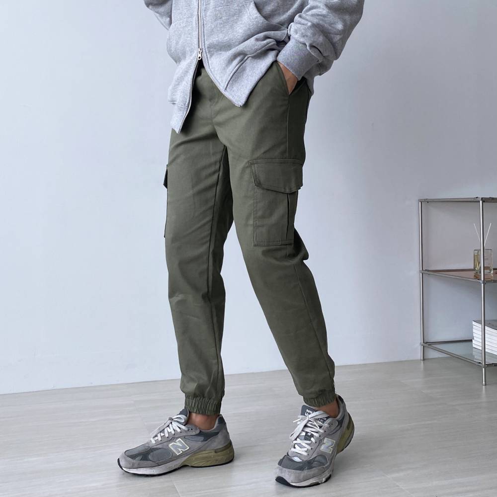 남자조거팬츠 카고조거팬츠 건빵바지 - 상품 이미지
