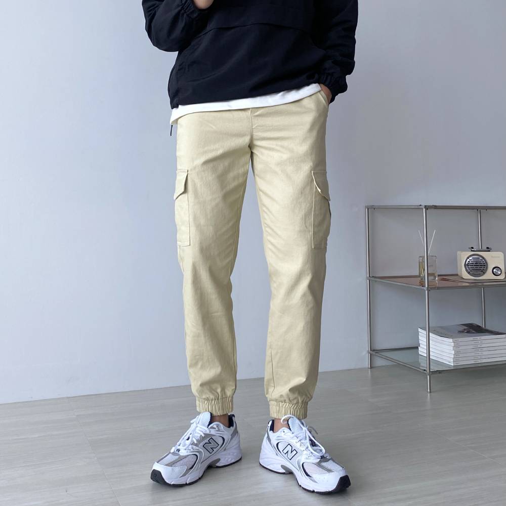 남자조거팬츠 카고조거팬츠 건빵바지 - 상세 이미지 3