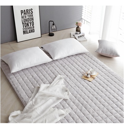 국산 누빔 퀸 사이즈 온수 매트 커버 맞춤 토퍼 시트