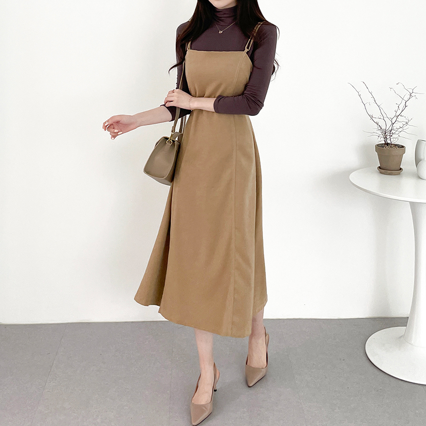 💕1+1할인/후기극찬💕촉촉 슬림 무지 목폴라 티셔츠 상세 이미지 22