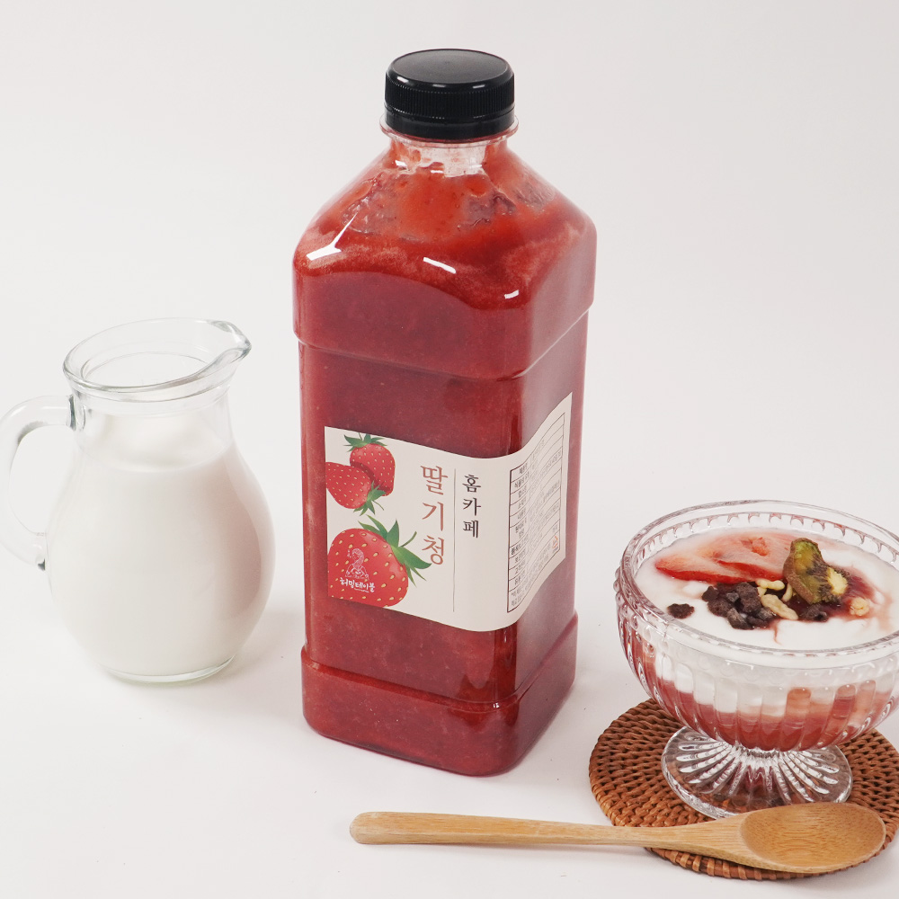 허밍테이블 딸기청 국내산딸기 1kg 1병 - 상세 이미지 3
