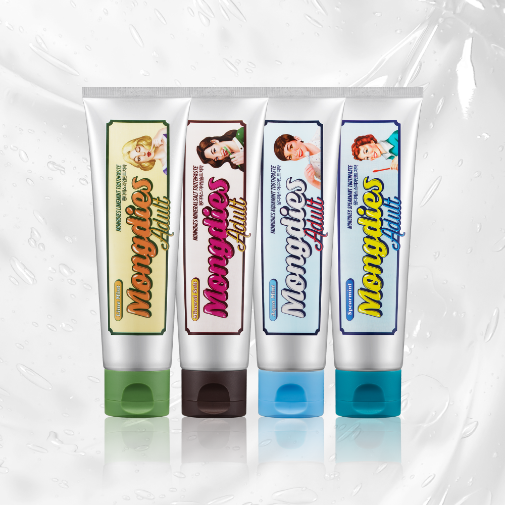 [1+1] [치약을 뱉는 아기용] 몽디에스 저불소 블루베리 베이비 어린이 키즈 치약 100g 모음