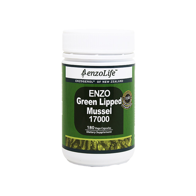 엔조라이프 뉴질랜드 초록홍합 초록입홍합 17000 180캡슐+글루코사민 180정
