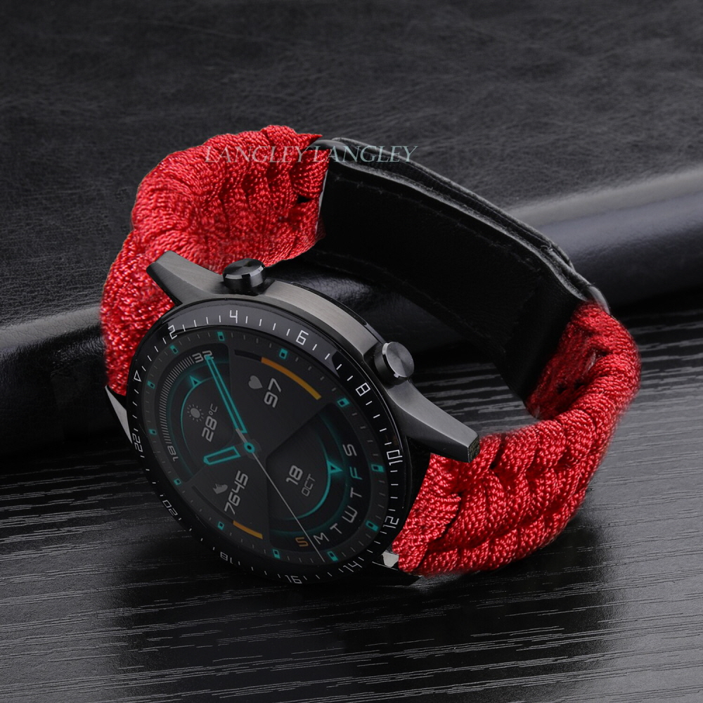 갤럭시워치4 40mm 44mm 클래식 46mm 42mm 워치 1 3 액티브 1 2 나일론 스트랩 - 상세 이미지 3