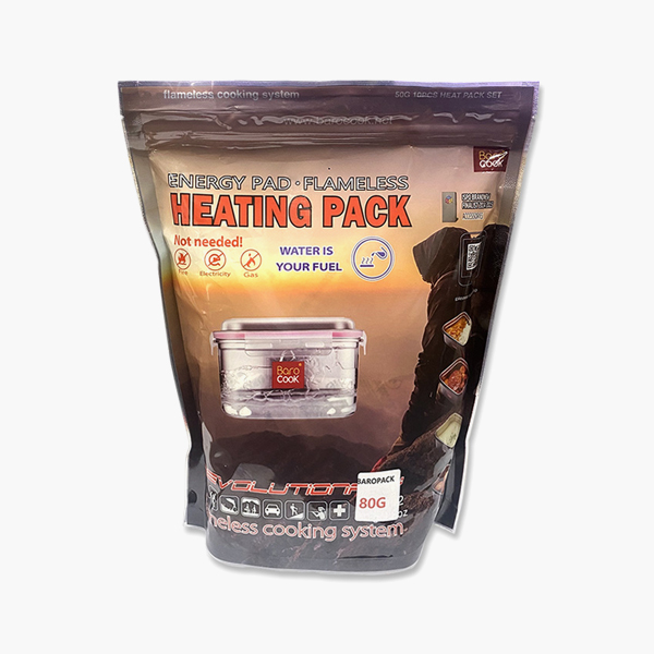 바로쿡 발열도시락 용기 850ml 비화식 발열팩 백패킹