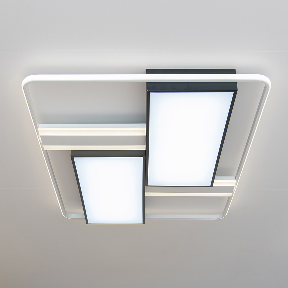 LED 모노스 거실등 150W 블랙 - 상세 이미지 4