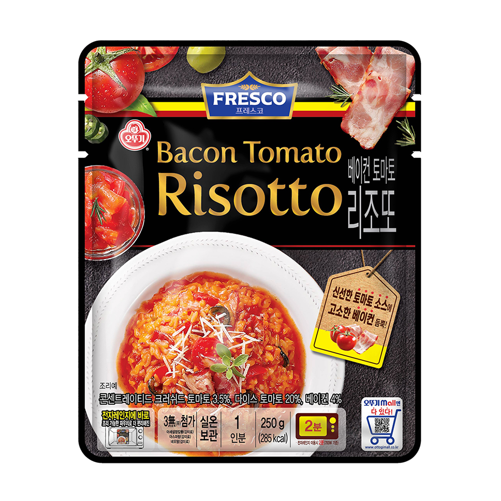 오뚜기 프레스코 베이컨토마토리조또 250g - 상품 이미지