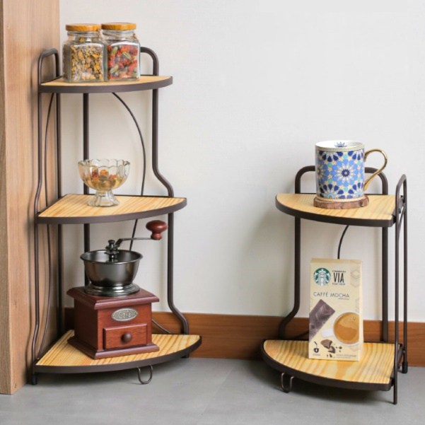 화분 테이블 코너 장식 테이블 높은 소파 테이블