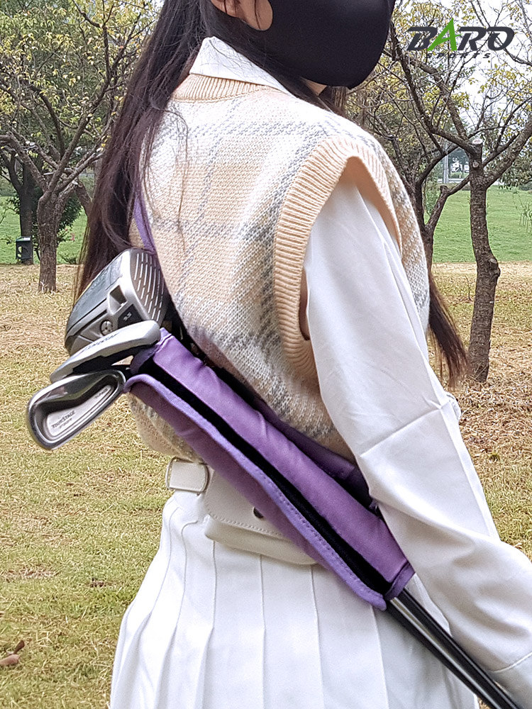 미니 하프백 초경량 캐디백 골프채가방 연습장 파3전용 어린이캐디백