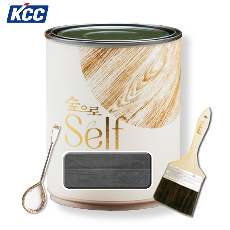 KCC 숲으로셀프 스테인 친환경 수성 오일스테인 3L 에보니 - 메인 이미지