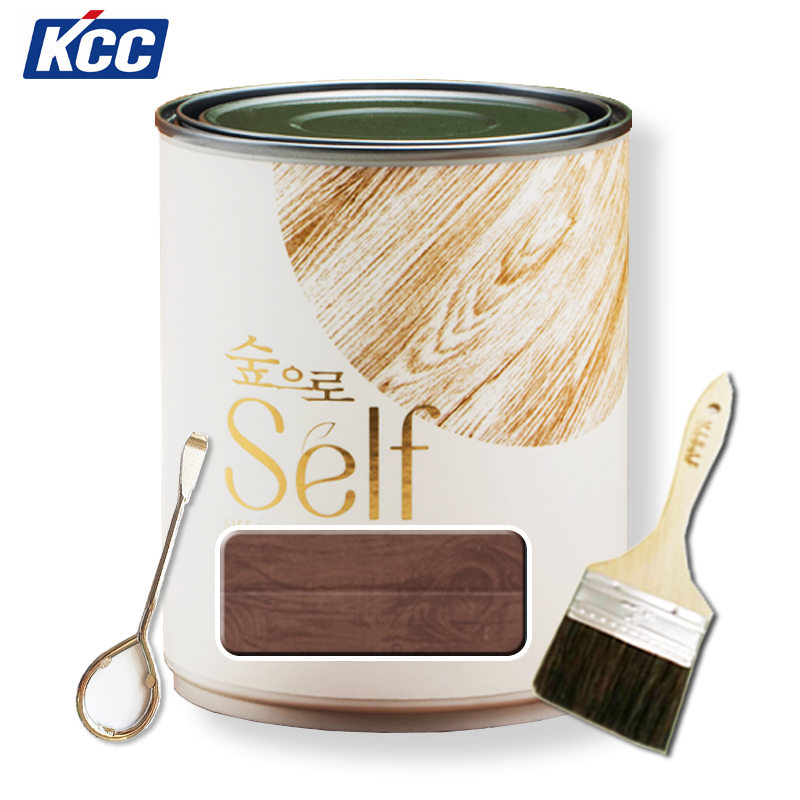 KCC 숲으로셀프 스테인 친환경 수성 오일스테인 3L 코코넛