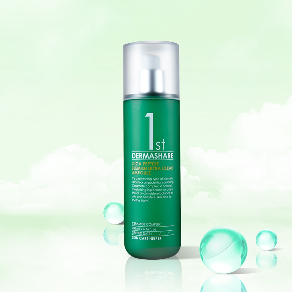 더마쉐어 시카 펩타이드 블레미쉬 울트라 클리어 대용량 보습앰플 영양 수딩 진정 200ml - 상세 이미지 5