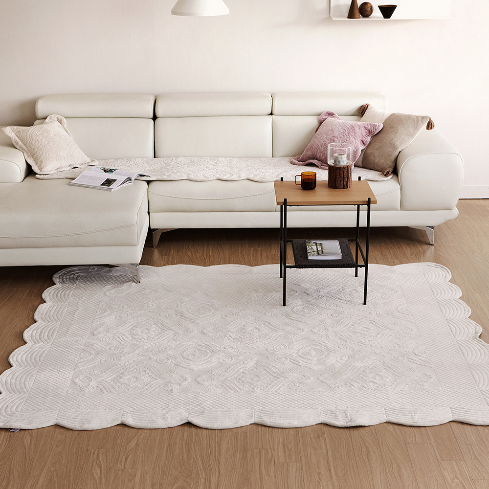 목화솜 고급 극세사 카페트 1+1 (총2세트)