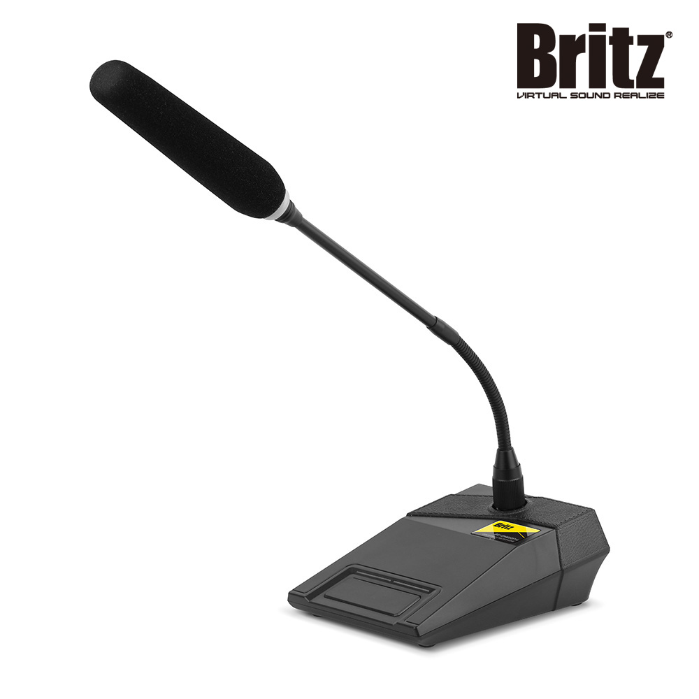 브리츠 구즈넥 스탠드 마이크 BE-GM850Pro 방송,게임,회의,강의