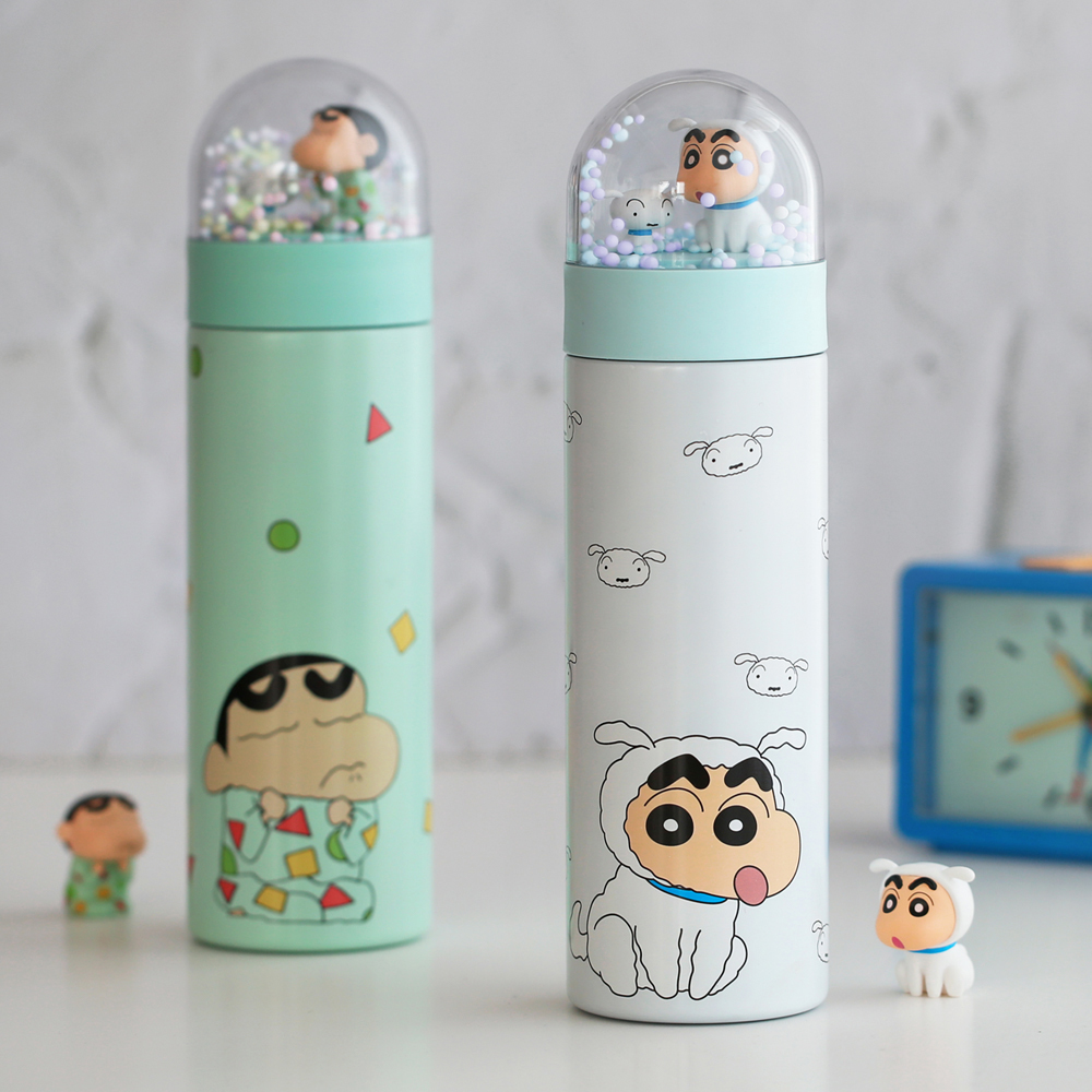 짱구는못말려 스텐 보온 보냉 텀블러 350ML (잠옷) - 상세 이미지 2
