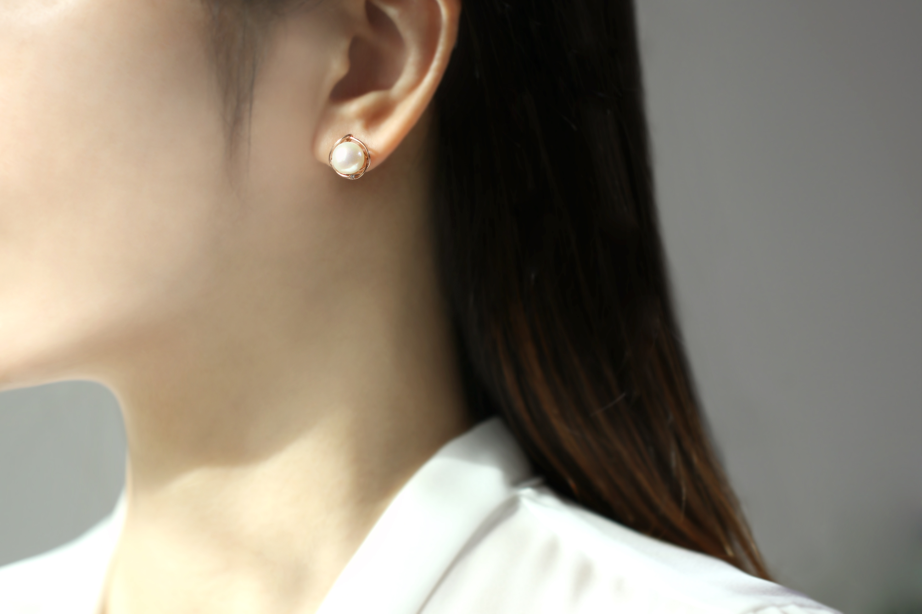 다이아나 아코야 해수 14K 진주귀걸이 18K 귀걸이 선물 - 상세 이미지 4
