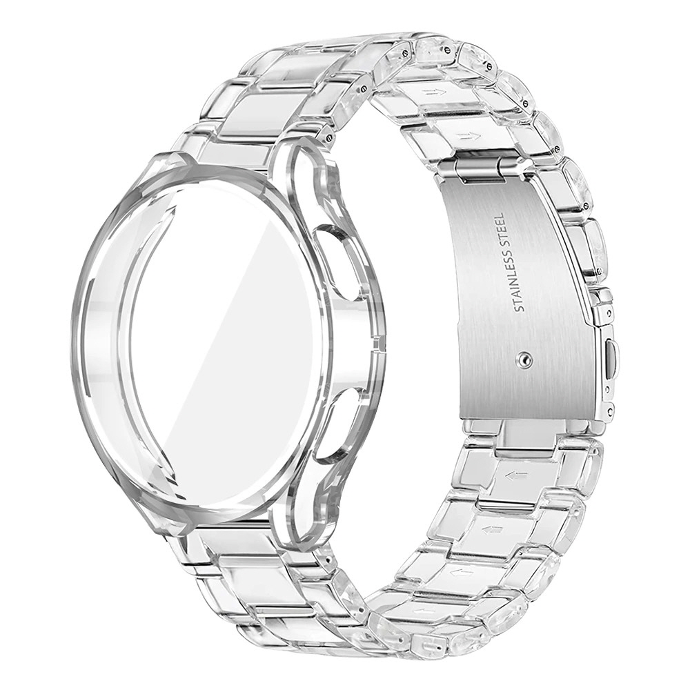 갤럭시워치4 40mm 44mm 클래식 46mm 42mm 호환 케이스 풀커버 체인 스트랩 밴드 - 상세 이미지 3