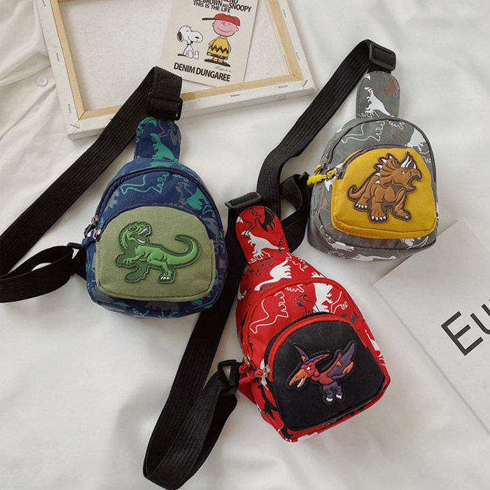 키즈트리 유아 크로스백 남아 슬링백 아동 어린이 아기 공룡 가방