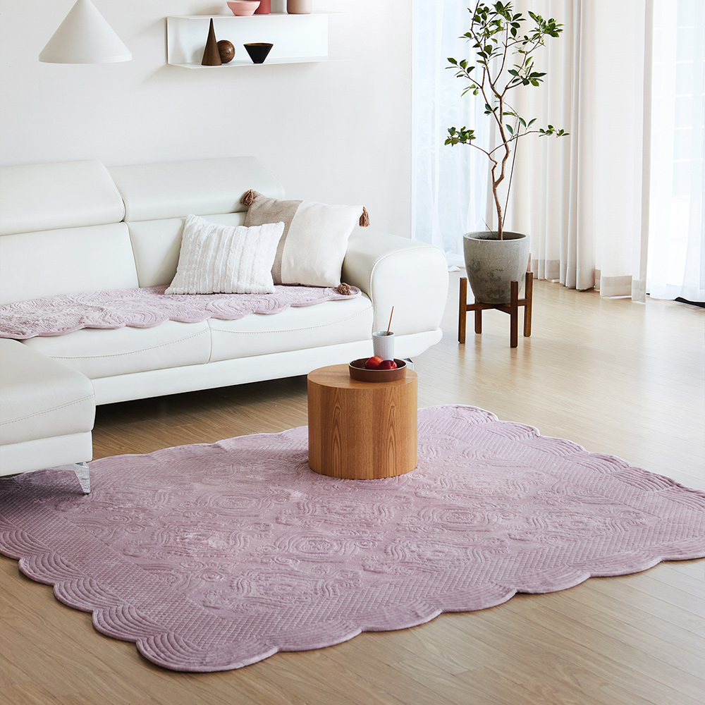 목화솜 고급 극세사 카페트 1+1 (총2세트)