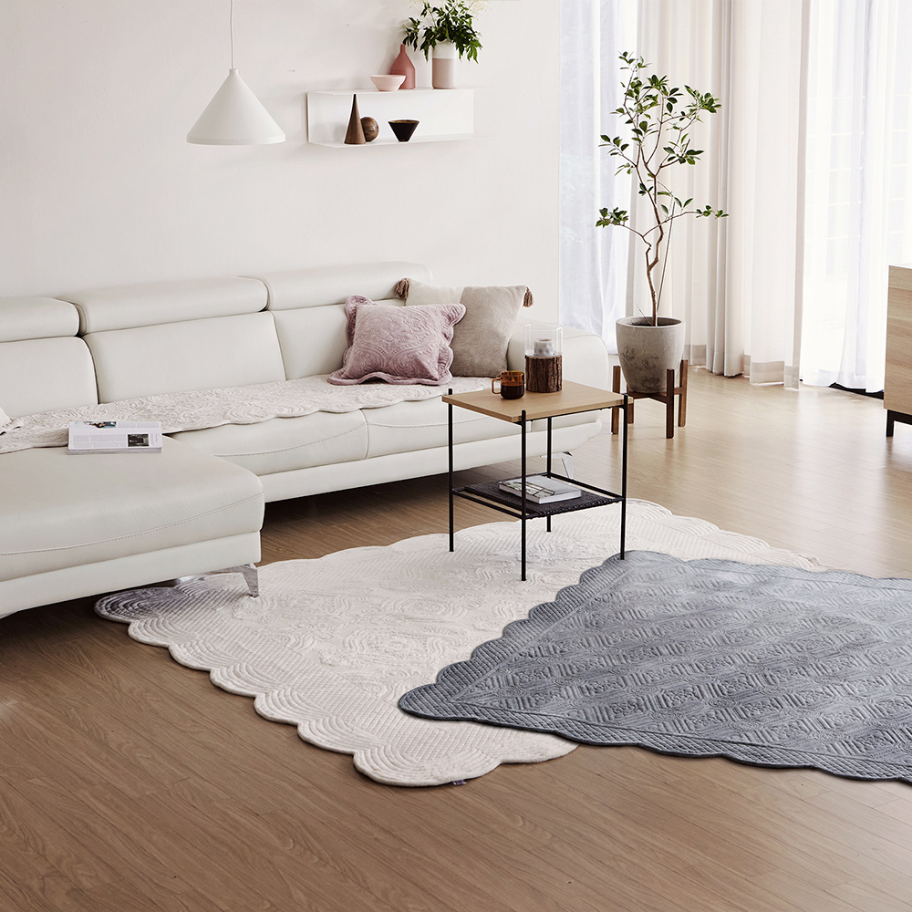 목화솜 고급 극세사 카페트 1+1 (총2세트)