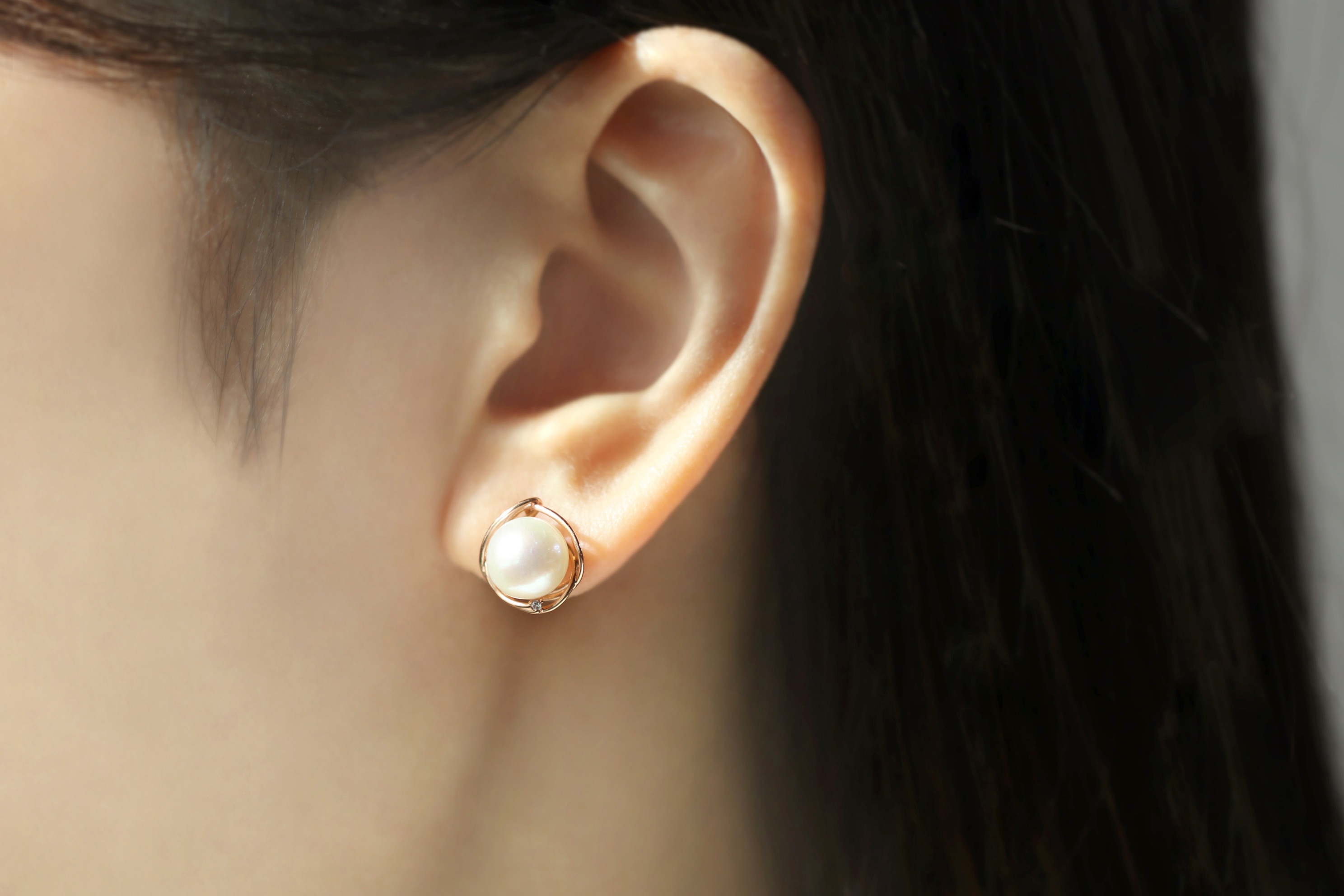 다이아나 14K 18K 아코야 해수 진주 귀걸이 선물