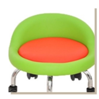 등받이 이동식 바퀴달린 앉은뱅이 바퀴 의자 청소용 방바닥 의자