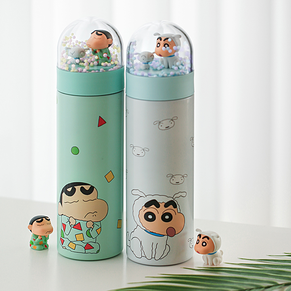 짱구는못말려 스텐 보온 보냉 텀블러 350ML (잠옷) - 상세 이미지 3