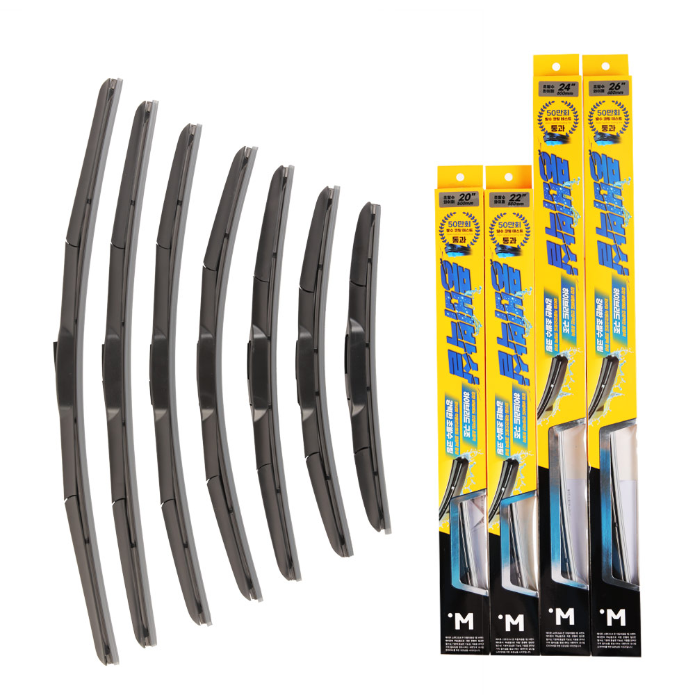 메이튼 자동차 와이퍼 발수 코팅 하이브리드 풍비박살 M-PY 상세 이미지 7