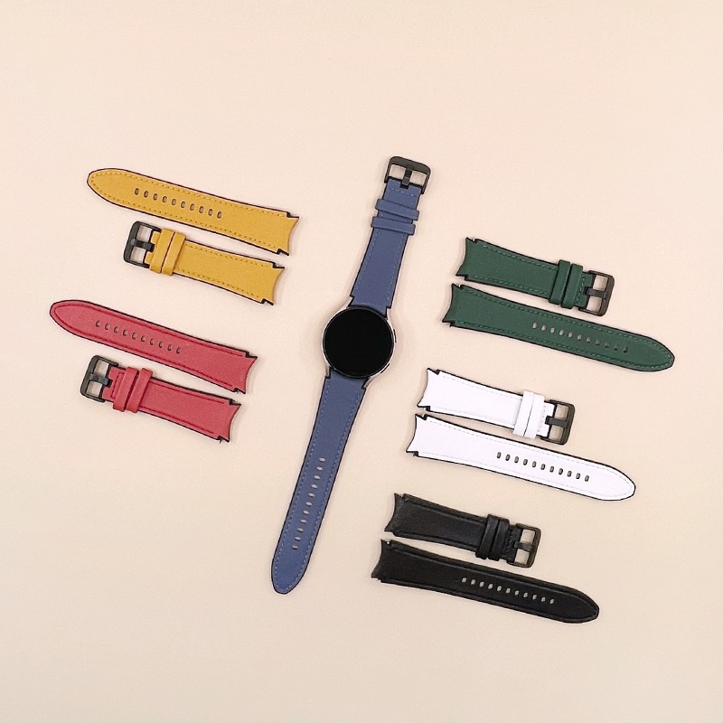 갤럭시워치7 가죽 스트랩 갤럭시와치6 클래식 하이브리드 레더 갤워치4 호환