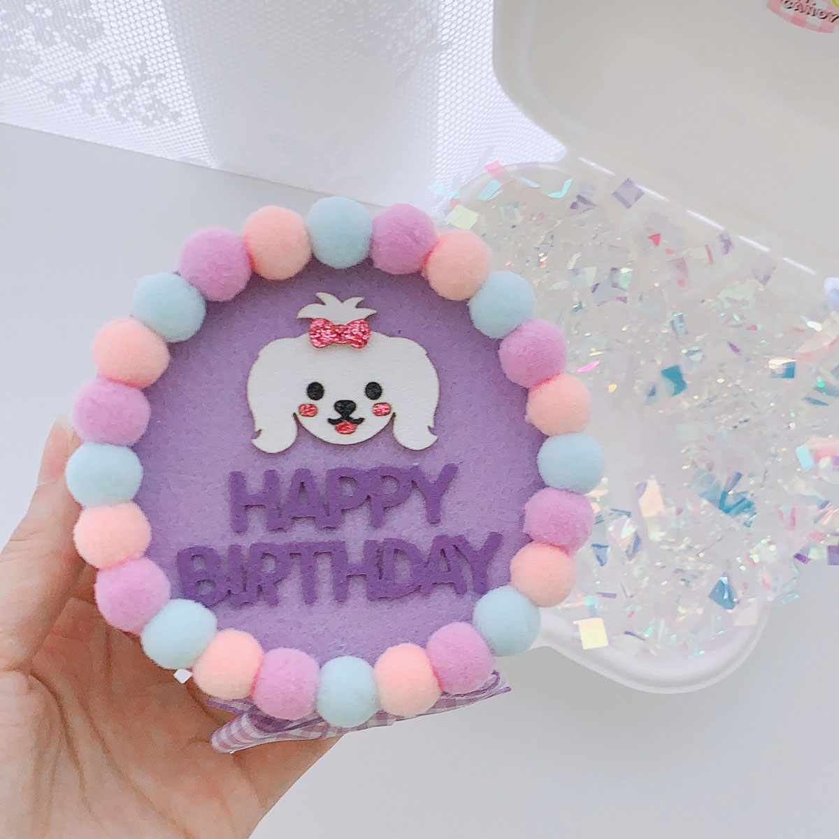 [무료배송] 강아지 생일 모형케이크 - 상세 이미지 3