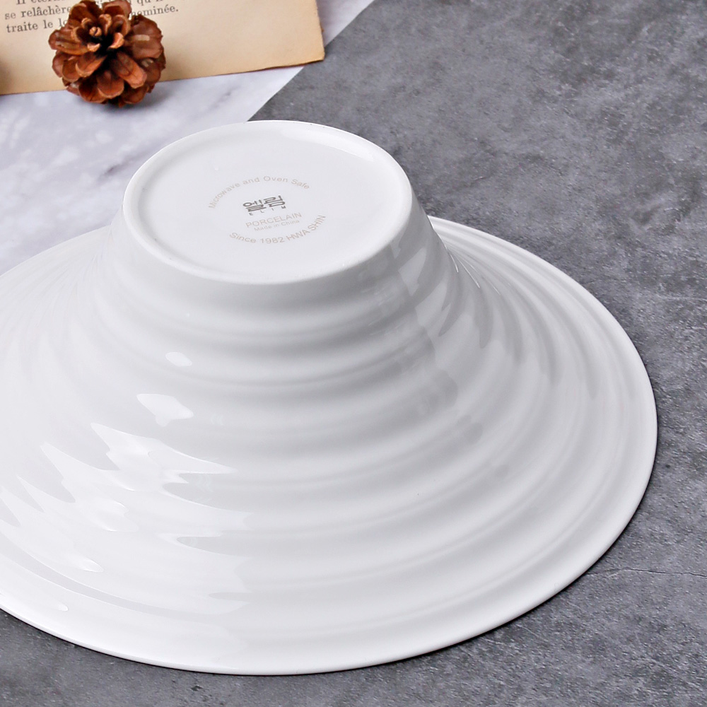 카페 깊은 파스타 접시 볼 볶음밥 카레 샐러드 그릇 20cm, 레체 - 상세 이미지 4