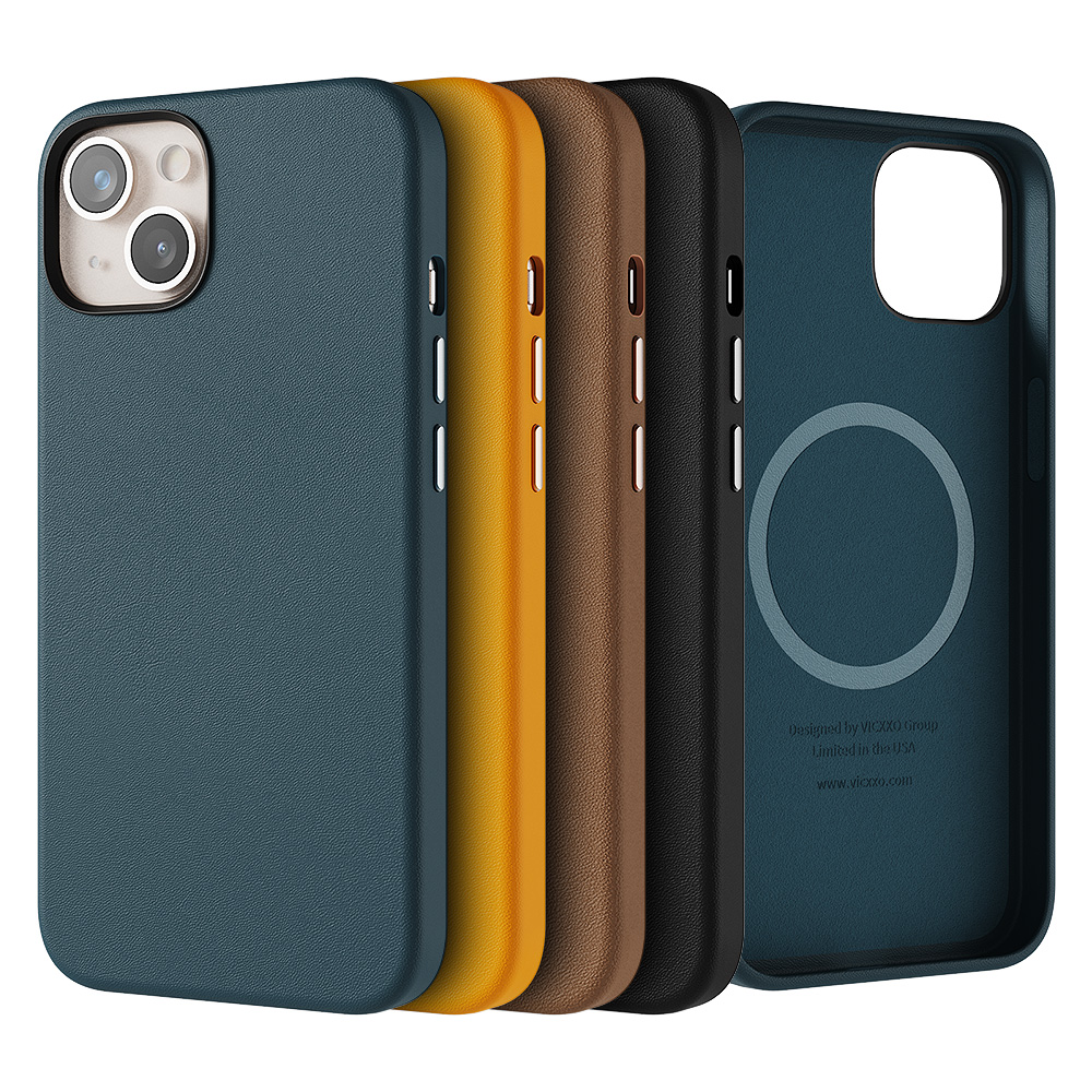 빅쏘 아이폰13 미니 가죽 맥세이프 케이스