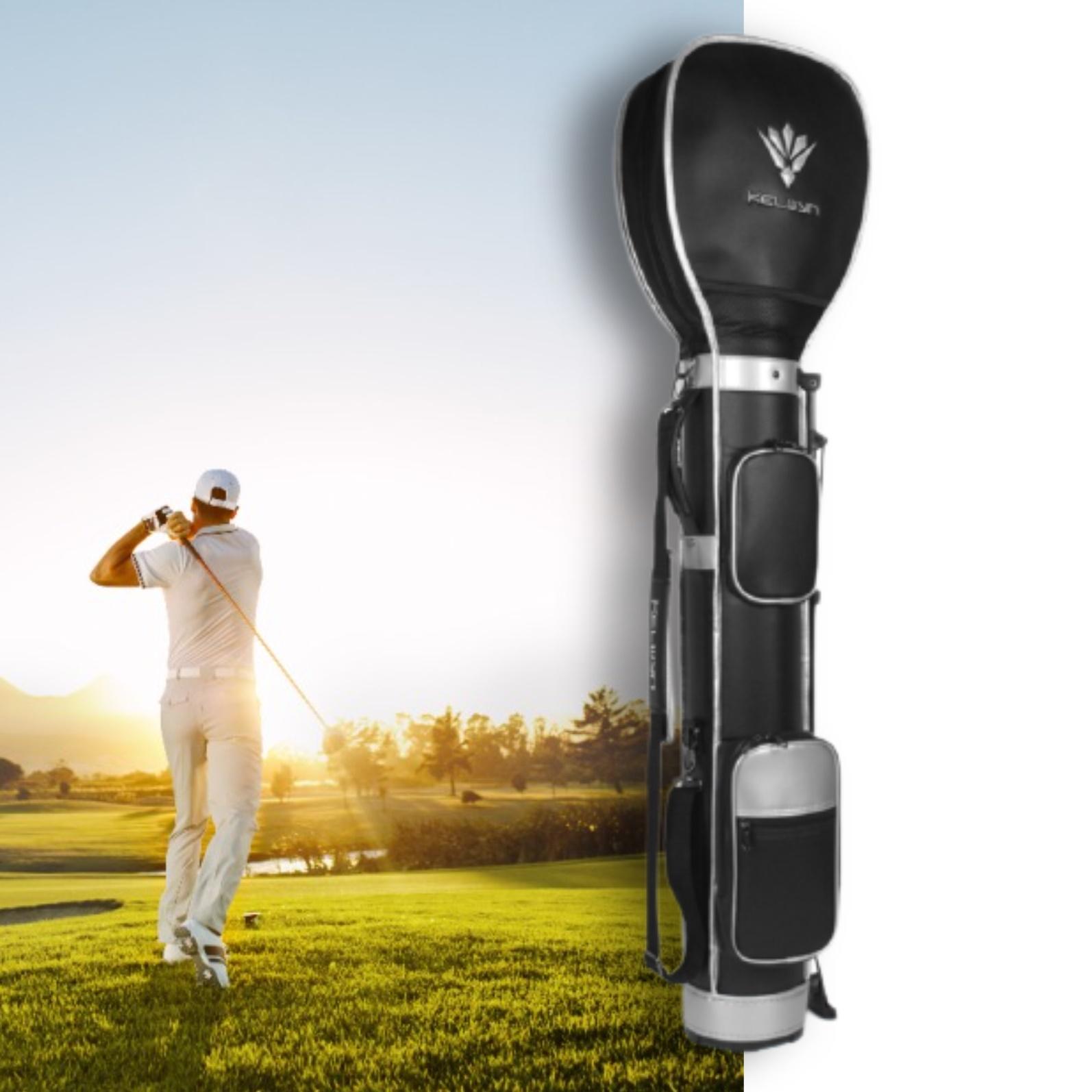 경량 하프 골프 클럽 케이스 연습용 연습장 연습장용 스탠드 파3 골프백 미니 골프채 가방