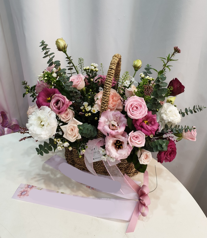 꽃바구니 여자친구 선물 와이프선물 칠순 팔순 생일 생신 당일배송 꽃다발 꽃배달 화훼농가 - 상품 이미지