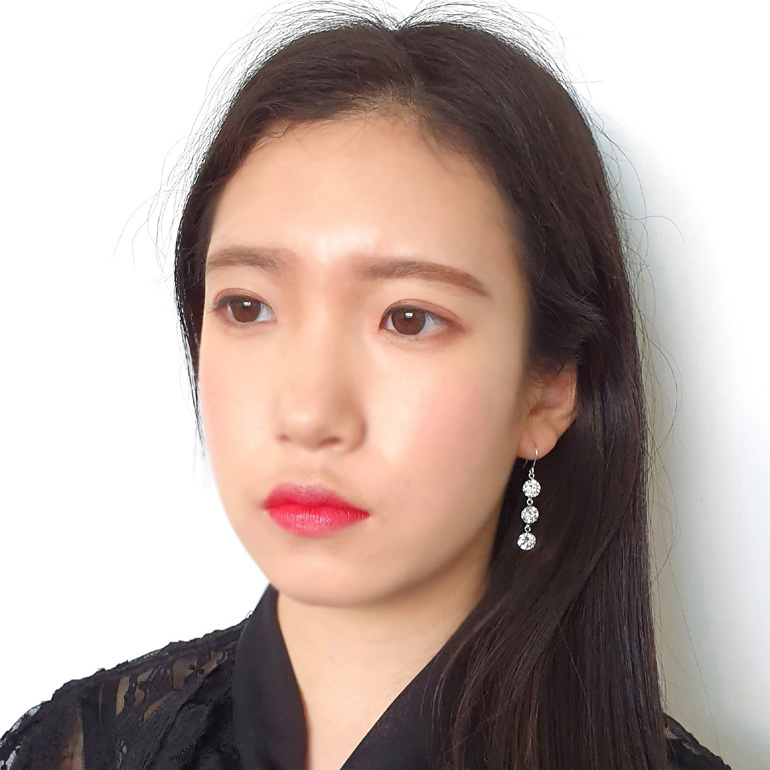 야랑쥬얼리 925 실버 3단 큐빅 드롭 이어링 이미지 6
