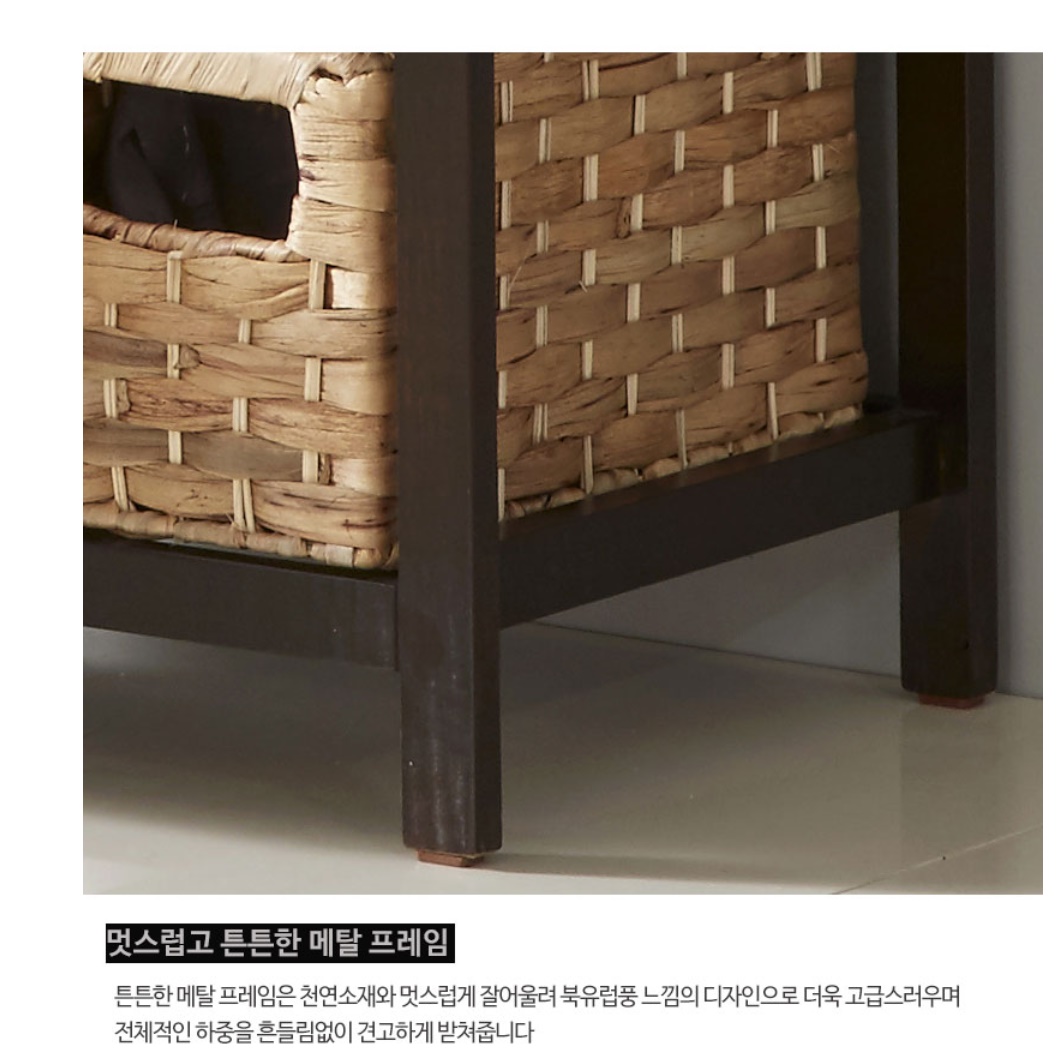 라탄 높은 수납장 빈티지 수납장 엔틱 수납장 약 작은서랍장 - 상세 이미지 2