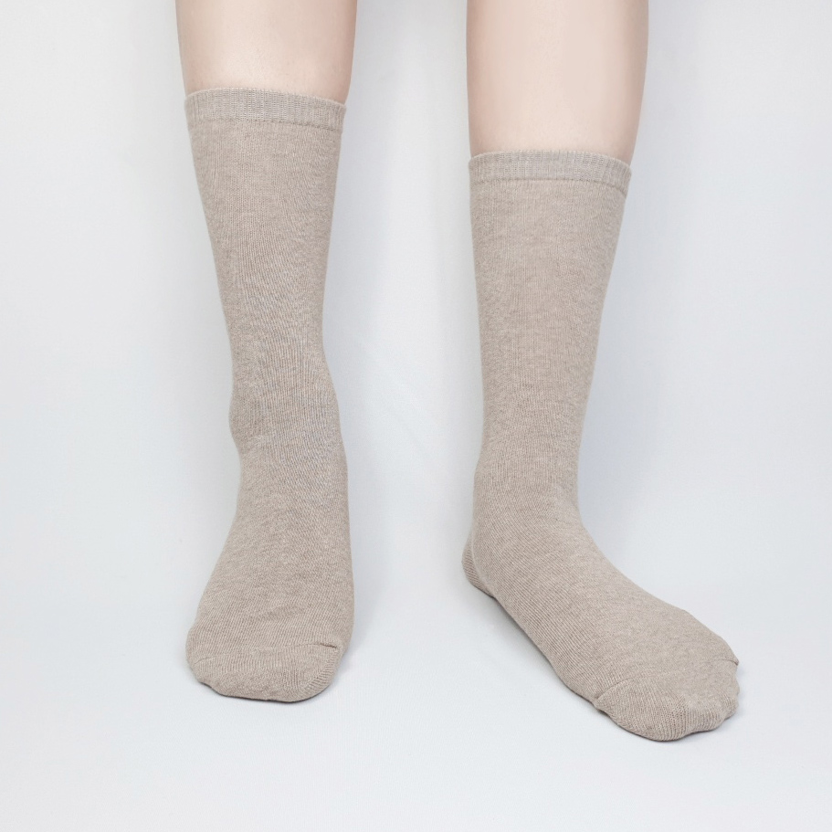 여자 긴목 무지 양말 10켤레 세트 20cm 롱삭스 - 상세 이미지 2