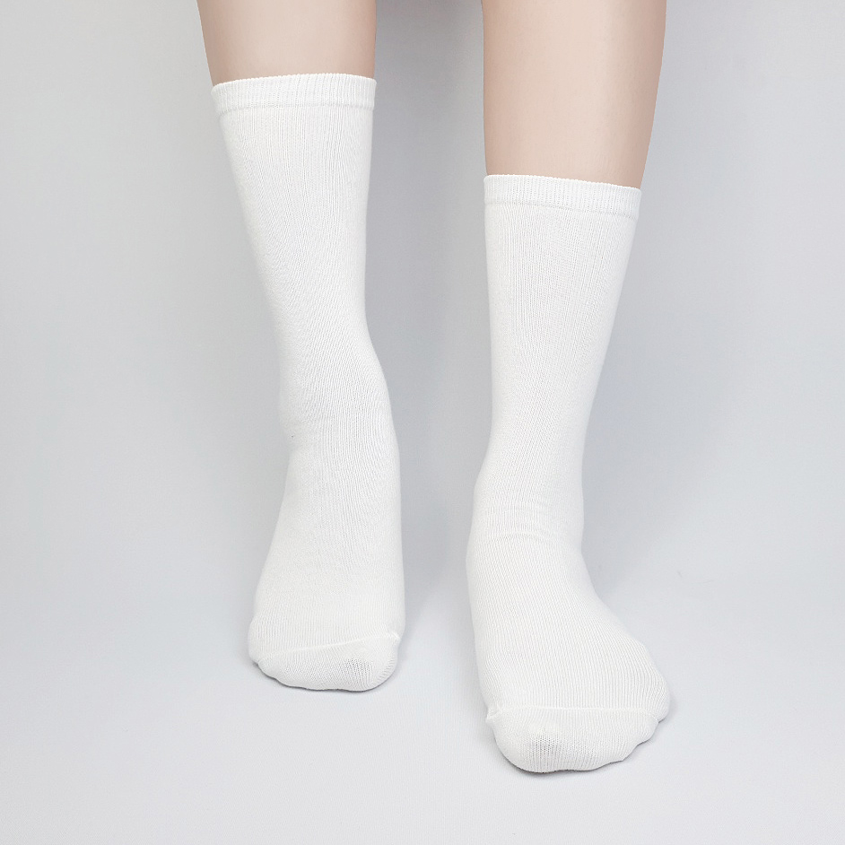 여자 긴목 무지 양말 10켤레 세트 20cm 롱삭스 - 상세 이미지 3