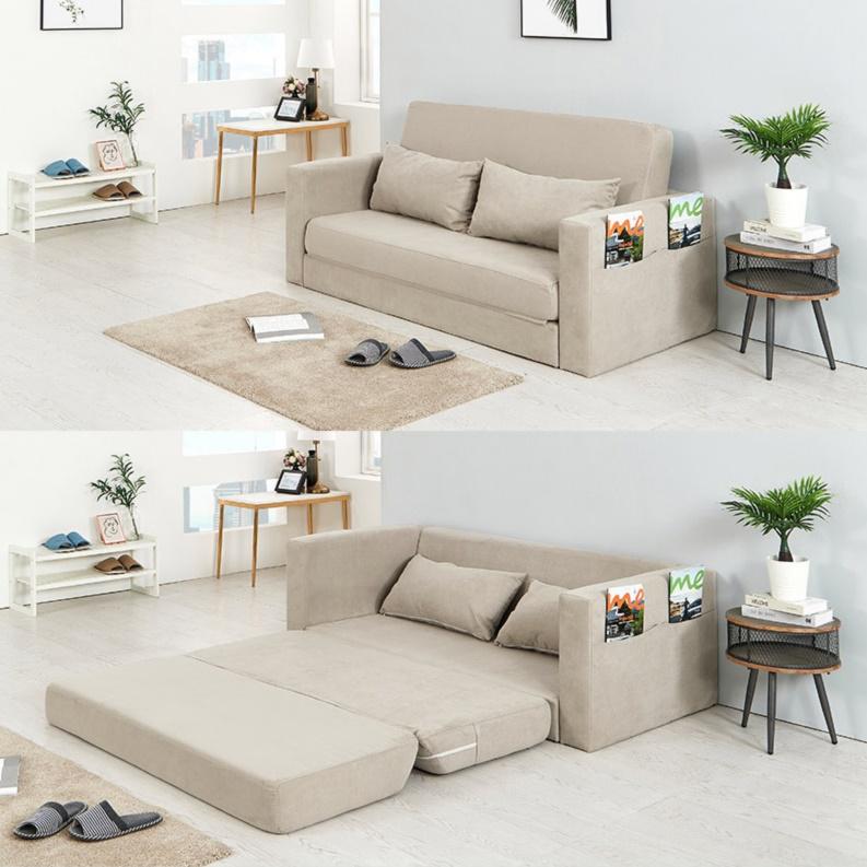 간이 소파 좁은 거실 쇼파 변신 침대 원룸 쇼파