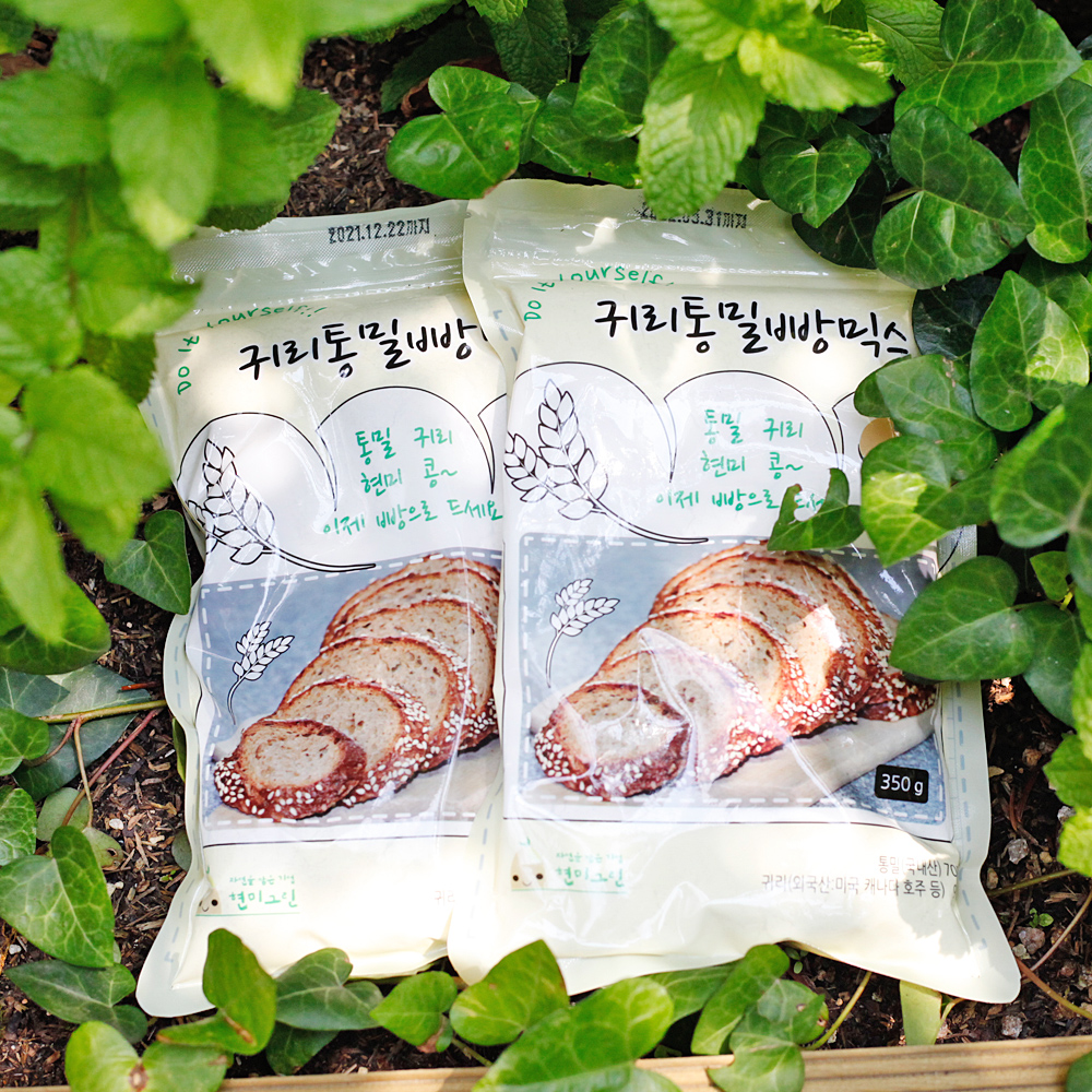 귀리 통밀빵 믹스 곡물빵 호밀 NO버터 무설탕 100% 우리밀 이미지 8