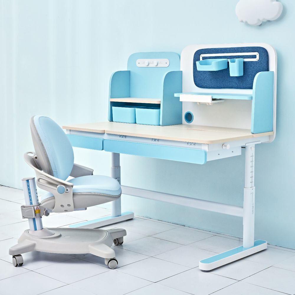 루나랩키즈 어린이 초등학생 바른자세 책상 스마트, 학생 공부 높이 각도 조절