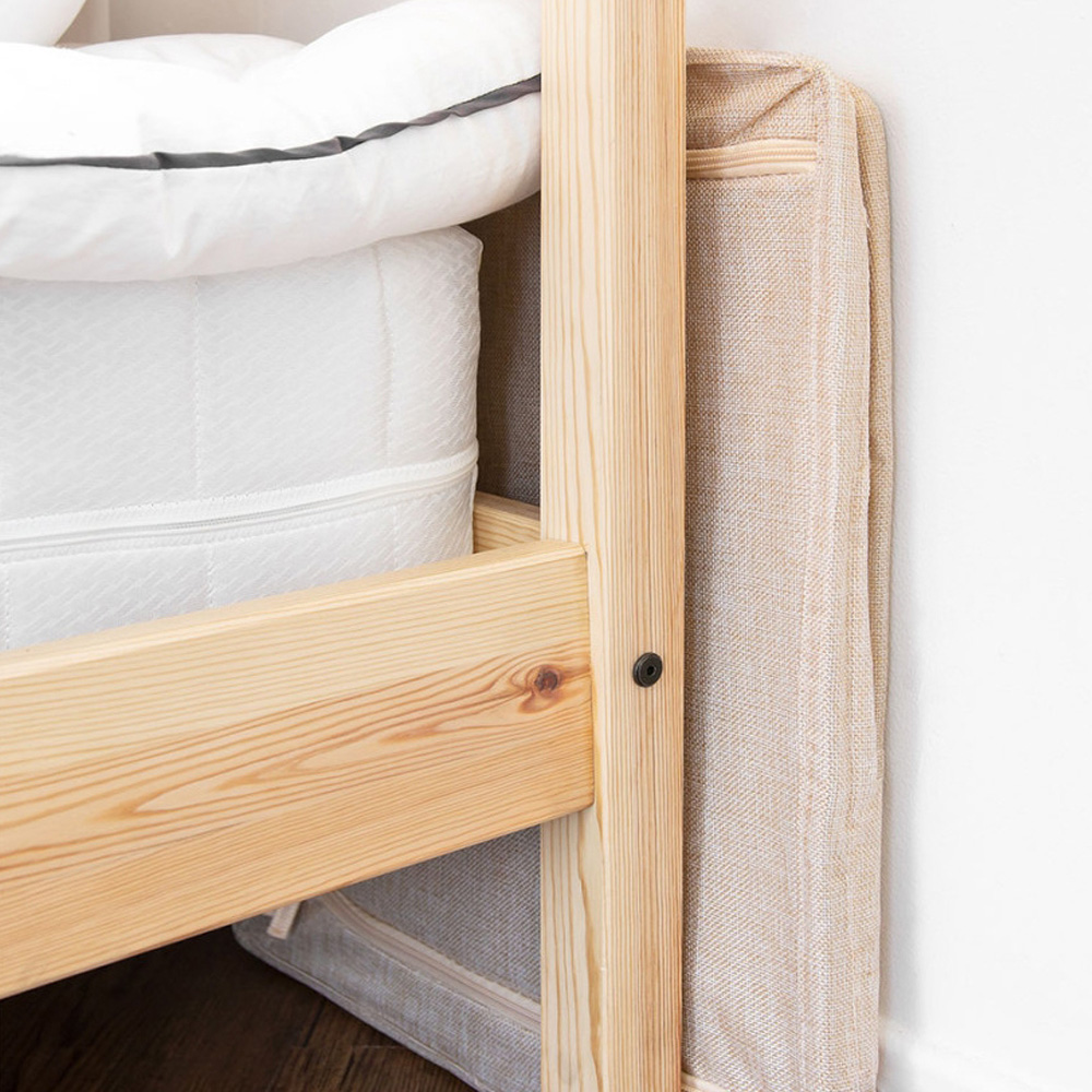 침대밑수납장 드레스룸 옷정리함 낮은 언더베드 리빙박스 대형 44L